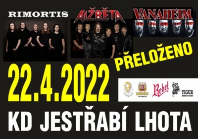 RIMORTIS + ALŽBĚTA + VANAHEIM - Jestřabí Lhota