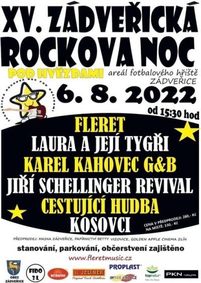 Zádveřická rocková noc pod hvězdami 2022 (vol.15)