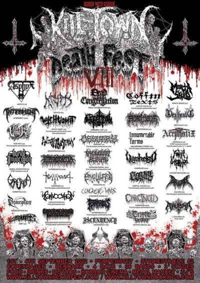 KILL-TOWN DEATH FEST VIII - "10 Years of Death" 2020 + 2021 + 2022