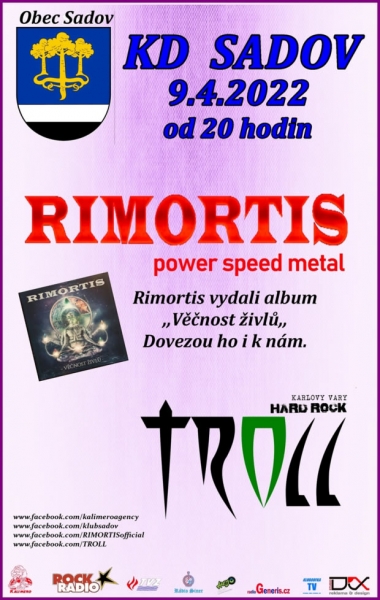 RIMORTIS s novým CD + TROLL - Sadov