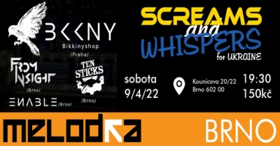 Screams and Whispers for Ukraine - Bikkinyshop | From Insight | Ten Sticks | Enable