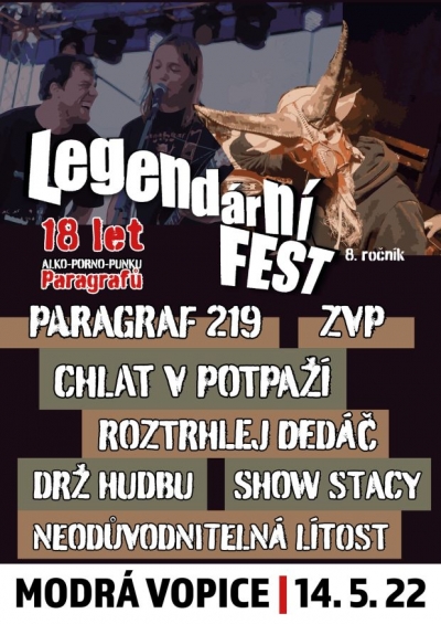 Legendární Fest (vol.8) + 18let PARAGRAFŮ