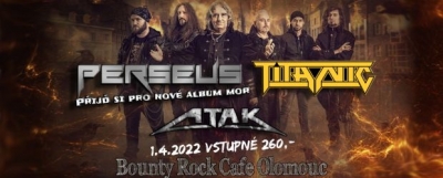 Koncert Perseus, Titanic a Atak v Bounty Rock Cafe