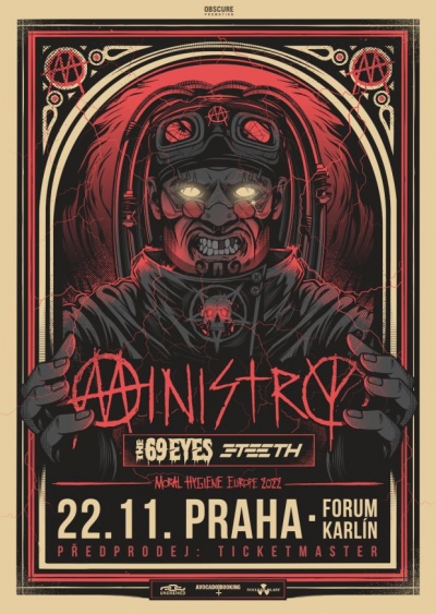 (ZRUŠENO) MINISTRY, THE 69 EYES, 3TEETH - Praha