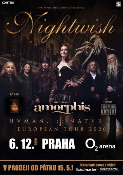 Nightwish EUROPEAN TOUR 2020+2021+2022 - Praha