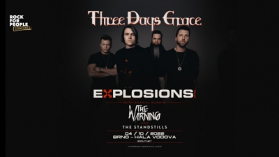 Three Days Grace - Explosions tour - Brno