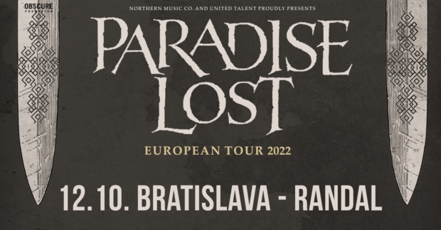 paradise lost european tour 2022