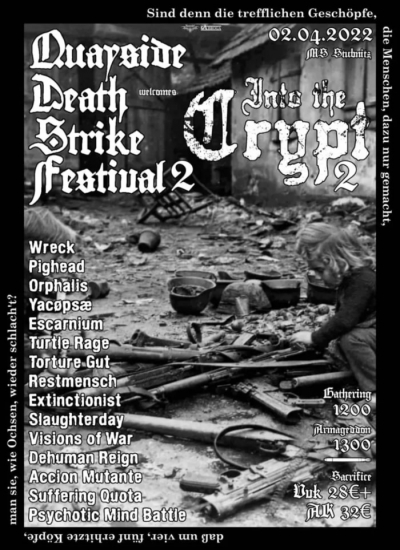 Quayside Death Strike Festival 2 + Into the Crypt 2022