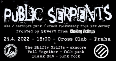 PUBLIC SERPENTS + The Shifty Grifts, Blank Out, Fail Together