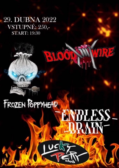 BLOODWIRE / ENDLESS DRAIN / FROZEN POPPYHEAD