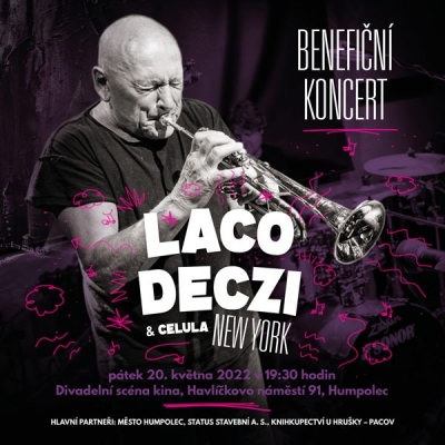 Benefiční koncert Laco Deczi & Celula New York