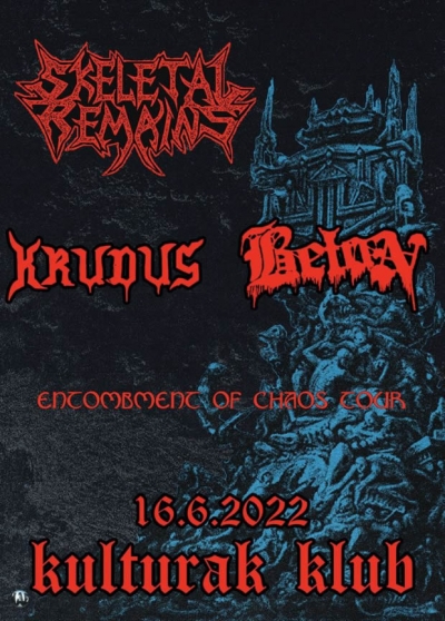 Skeletal Remains (us), Beton, Krudus - Bratislava