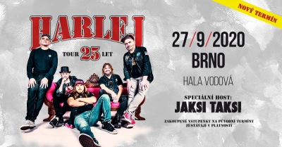 (ZRUŠENO) Harlej - Tour 25 let - Brno