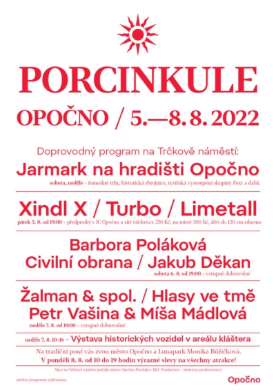 Porcinkule v Opočně 2022