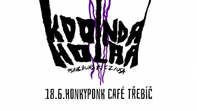 Koonda Holaa (acoustic show) v Honkyponk Café Třebíč