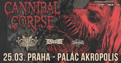 CANNIBAL CORPSE, DARK FUNERAL, INGESTED, STORMRULER - Praha