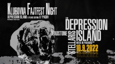 KlubovnaFajtfest Night // Depression Island 5 years edition // Pacov