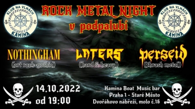 Rock Metal Night v Kamina Boat