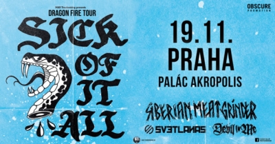 SICK OF IT ALL - Dragon fire tour 2022 - Praha