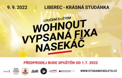 Studánecké Loučení s Létem 2022: Wohnout a Vypsaná Fixa