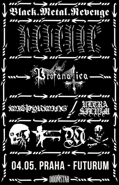 (ZRUŠENO) Revenge, Misþyrming, Embrace of Thorns, Ultra Silvam - Praha