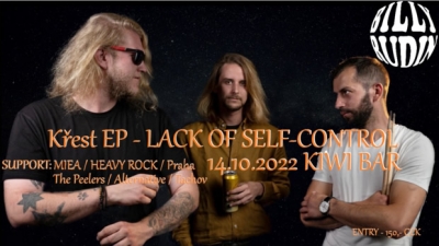 Billy Rudin -> Lack of Self- Control EP release party || Support: MIEA!! ; ; The Peelers!!