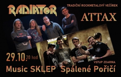 ATTAX + RADIATOR - Spálené Poříčí 2022