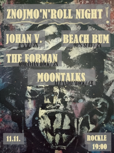 Znojmo Trojmo! The Forman, Johan V., Beach Bum, Moontalks