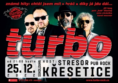 Turbo - Vánoční koncert Křesetice 2022