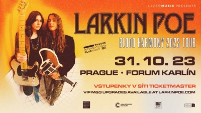 Larkin Poe - Blood Harmony 2023 UK & Europe tour - Praha