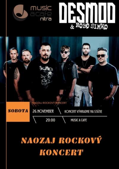 DESMOD A ROBO ŠIMKO - NAOZAJ ROCKOVÝ KONCERT - Nitra