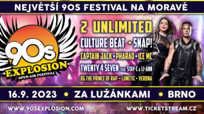 90s Explosion festival 2023 - Brno