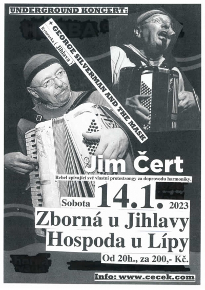 UNDERGROUND KONCERT: JIM ČERT + GEORGE SILVERMAN AND THE MASK