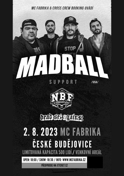 MADBALL (USA) v Českých Budějovicích 2023