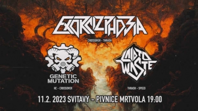 EXORCIZPHOBIA, LAID TO WASTE, GENETIC MUTATION - Svitavy