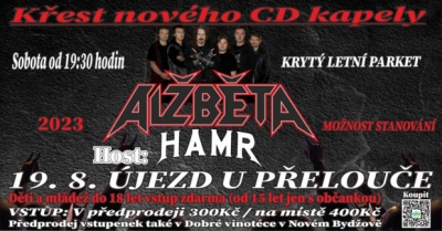 Alžběta - KŘEST CD - Újezd u Přelouče