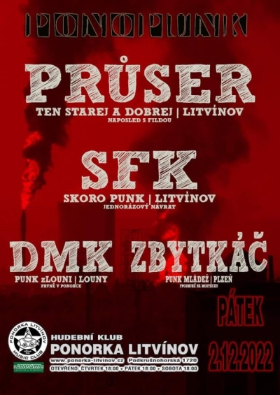 Průser, SFK, Zbytkáč a DMK v Ponorce