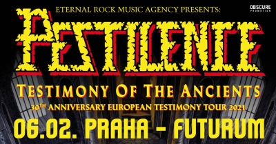 Pestilence: Testimony 30th Anniversary tour - Praha