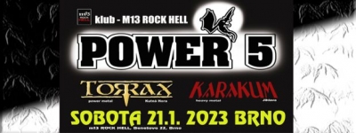 POWER, TORRAX, KARAKUM - Brno 2023