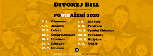 plakát turné Divokej Bill