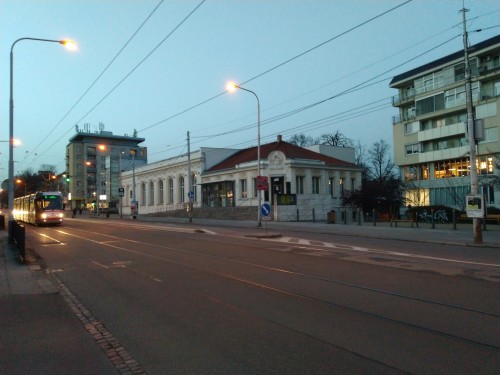 pohled na budovu (březen 2024)